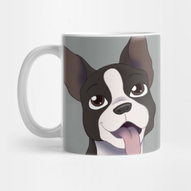 Boston Terrier by SkyBlueArts